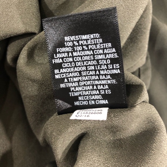 NWOT Massimo dress, olive green, pockets! Size M. - Picture 8 of 14